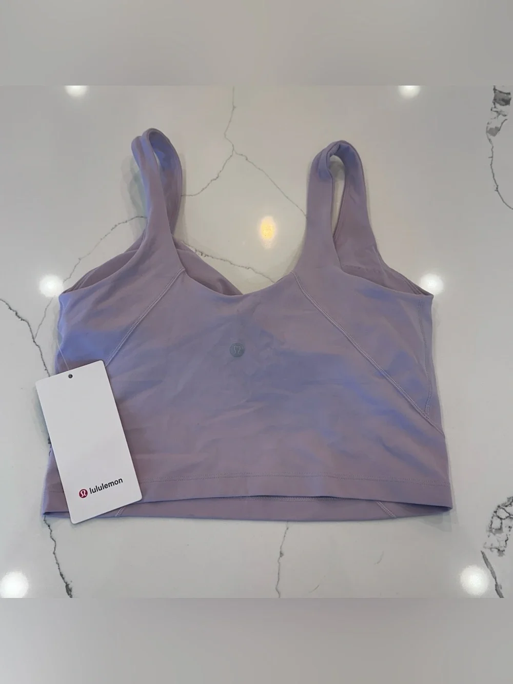 Lululemon Align Tank Top Light Support, A/B Cup, Lilac Play Size 10 NWT